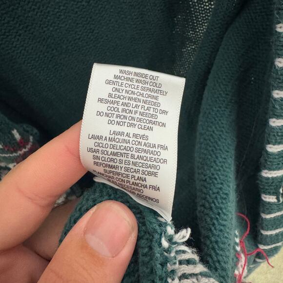 Holiday Editions Christmas Embroidered Sweater Vest US Women's XL - Picture 7 of 8